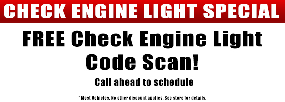 Check Engine Light Special